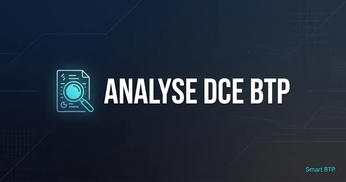 Fonctionnalités Smart BTP : analyse DCE, PPSPS, devis, mémoire technique
