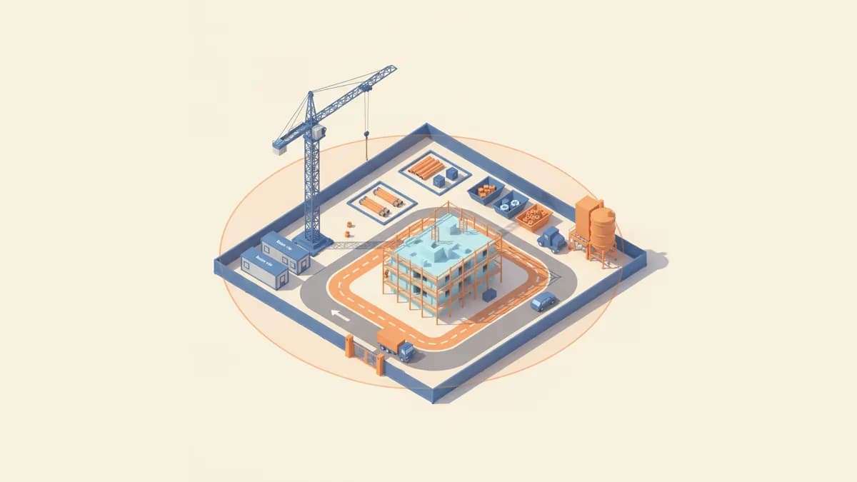 Plan d'installation de chantier (PIC) : définition, contenu et exemple 2026