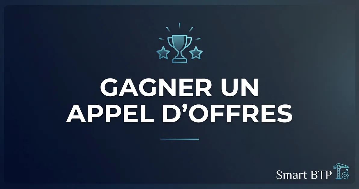 Comment gagner un appel d'offres BTP : 10 stratégies éprouvées